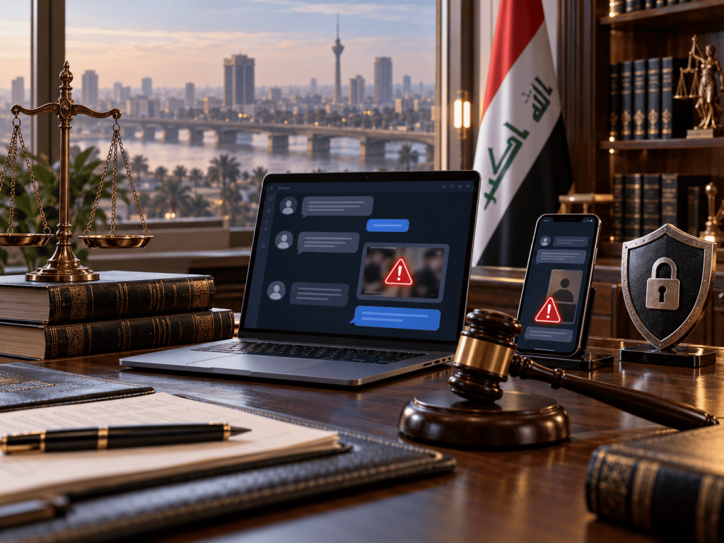 هل الابتزاز الإلكتروني جريمة في القانون العراقي ؟