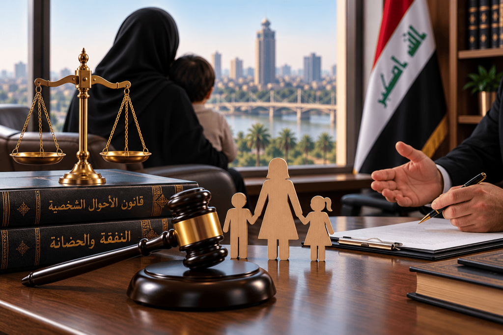 افضل محامي نفقة وحضانة في بغداد